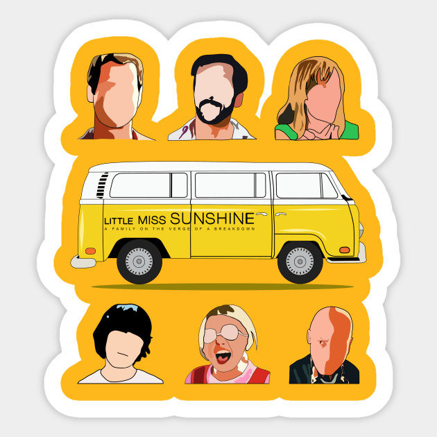 Little Miss Sunshine Sticker by sandimarshel